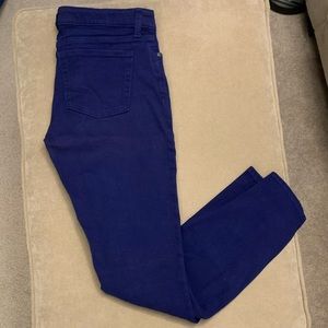 Gap blue colored super skinny jeans size 4